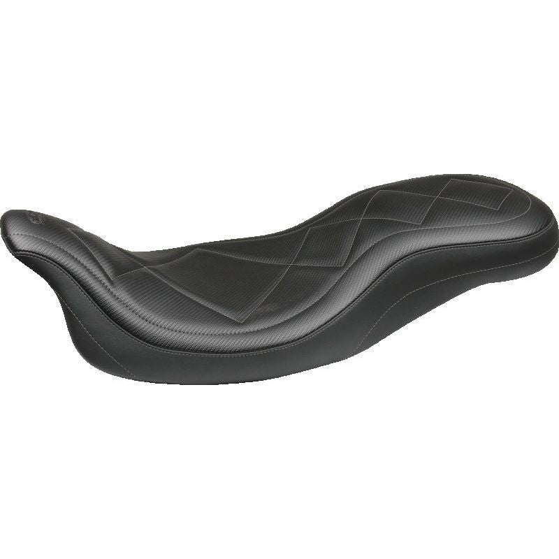 Mustang 06-21 Kawasaki Vulcan 900 Classic, Custom Standard Touring 1PC Seat w/Studs - Black