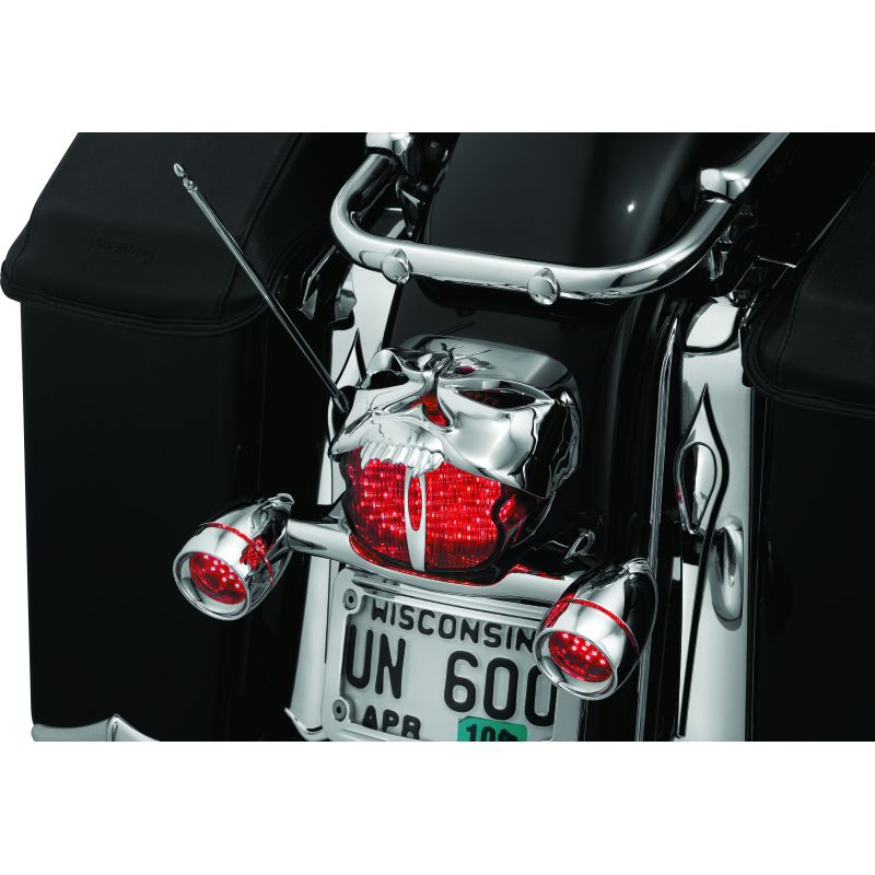 Kuryakyn Zombie Taillight Cover Chrome
