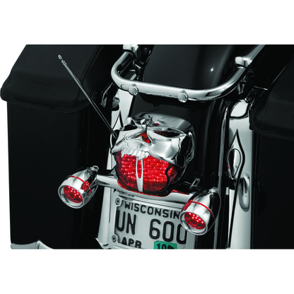 Kuryakyn Zombie Taillight Cover Chrome