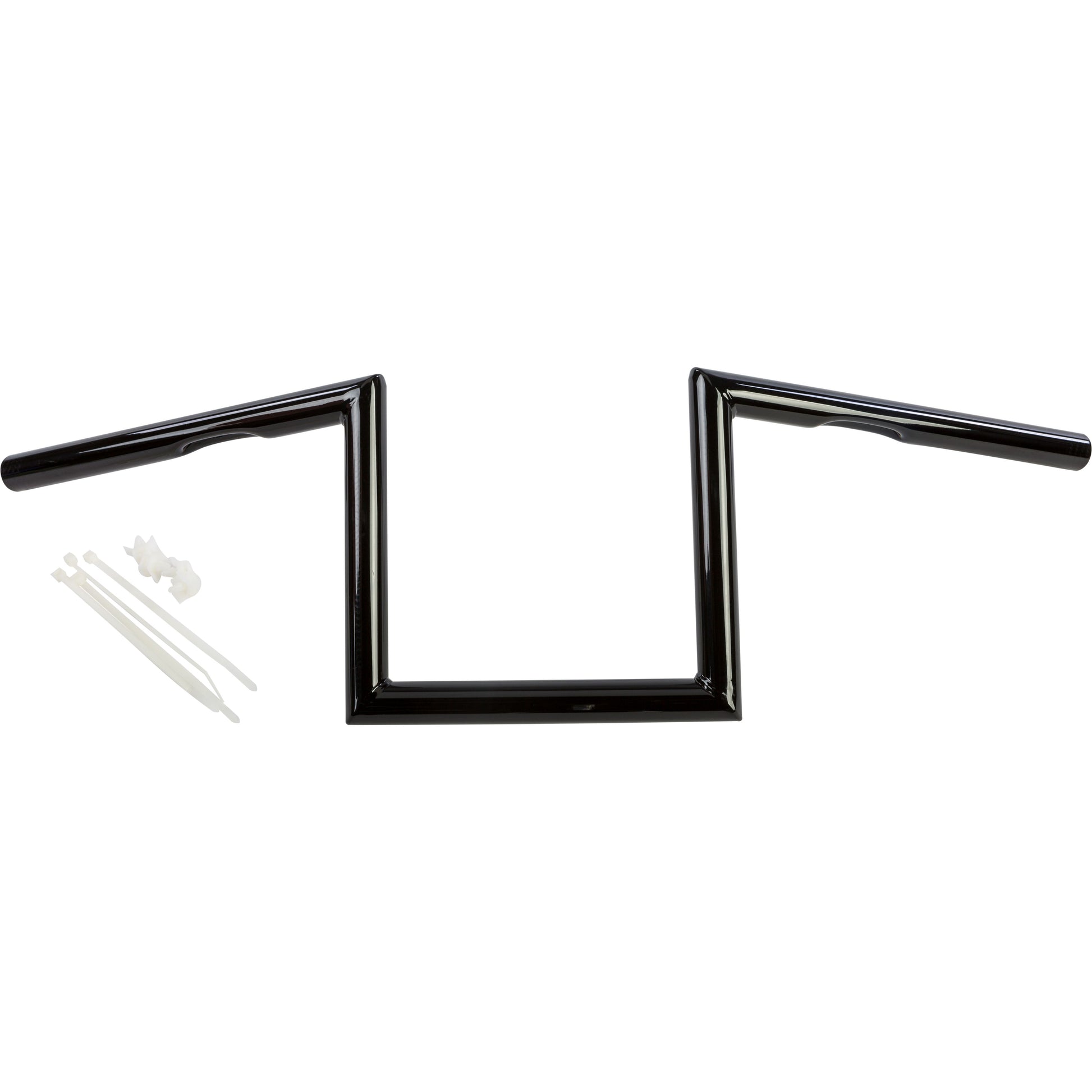 1" Z Bar Dimpled 8" Gloss Black