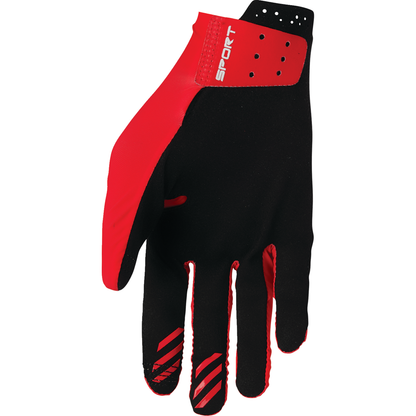 THOR Sportmode Iconic Gloves - Red - Large 3330-8015