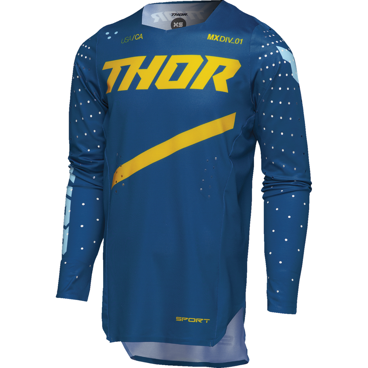 THOR Youth Sportmode Brave Jersey - Blue - Medium 2912-2536