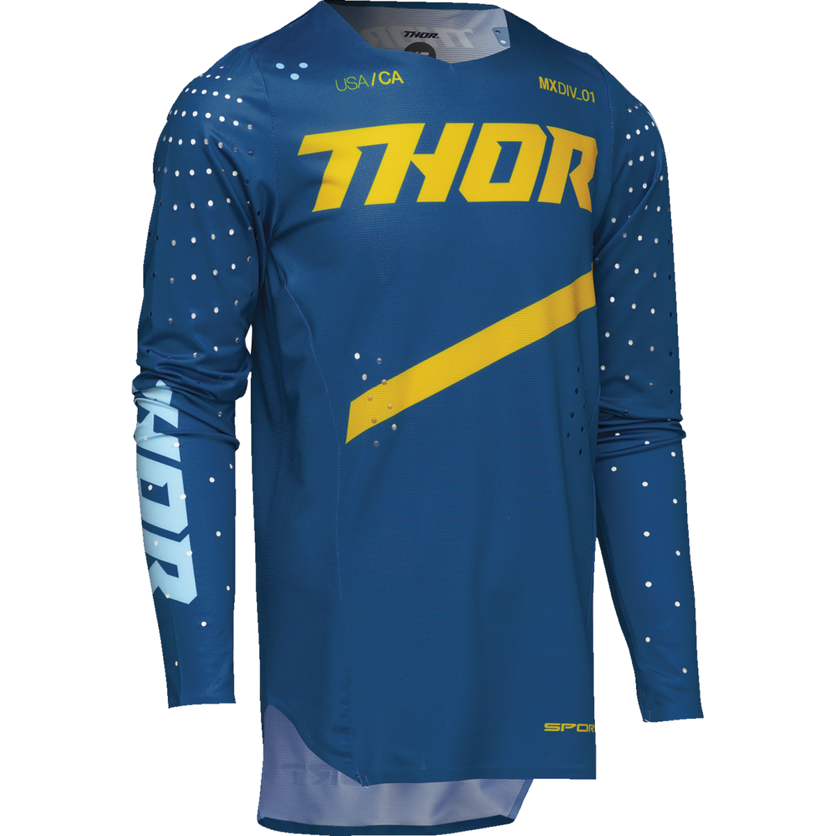 THOR Youth Sportmode Brave Jersey - Blue - Medium 2912-2536