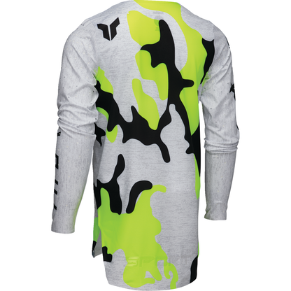 THOR Youth Sportmode Riot Jersey - White/Acid - Large 2912-2540