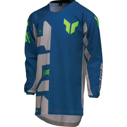 THOR Youth Launchmode Forge Jersey - Blue - Large 2912-2552