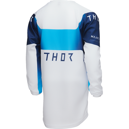 THOR Youth Launchmode Storm Jersey - White - XL 2912-2571