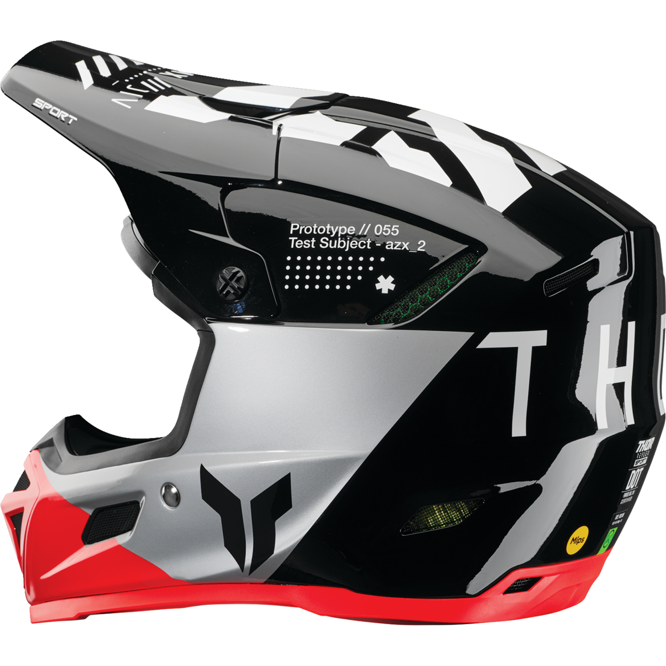 THOR Reflex Sport Helmet - Strike - MIPS? - Black/Red - Small 0110-8782