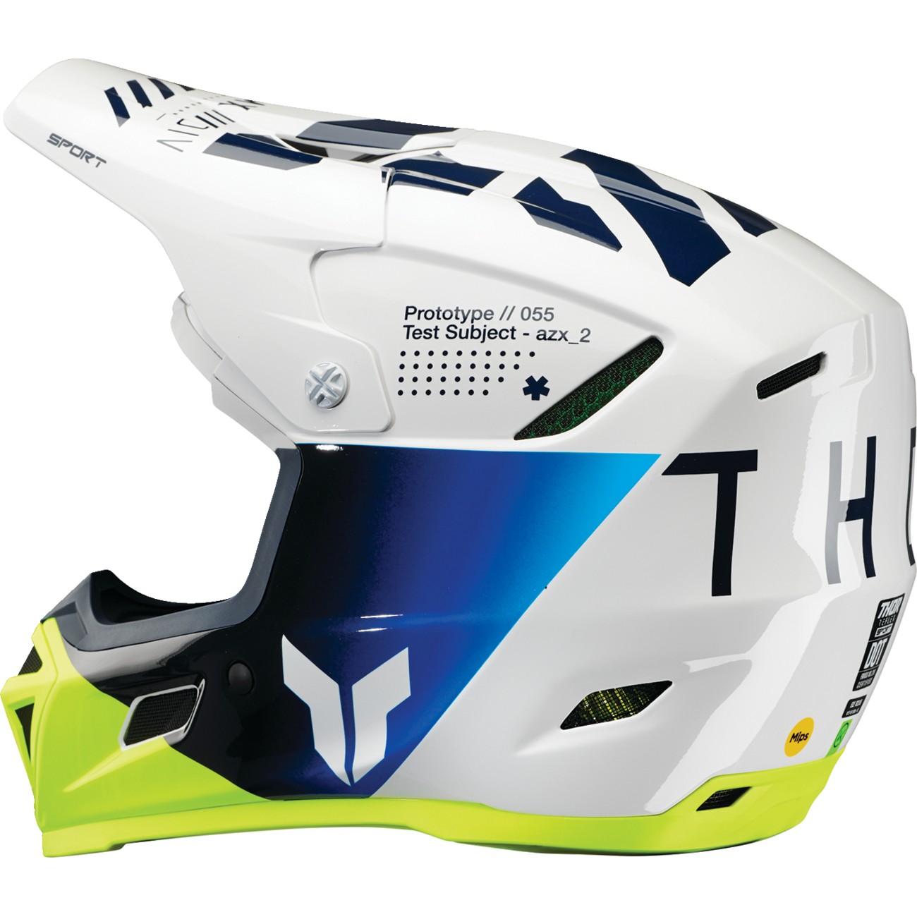 THOR Reflex Sport Helmet - Strike - MIPS? - Navy/Acid - Large 0110-8790