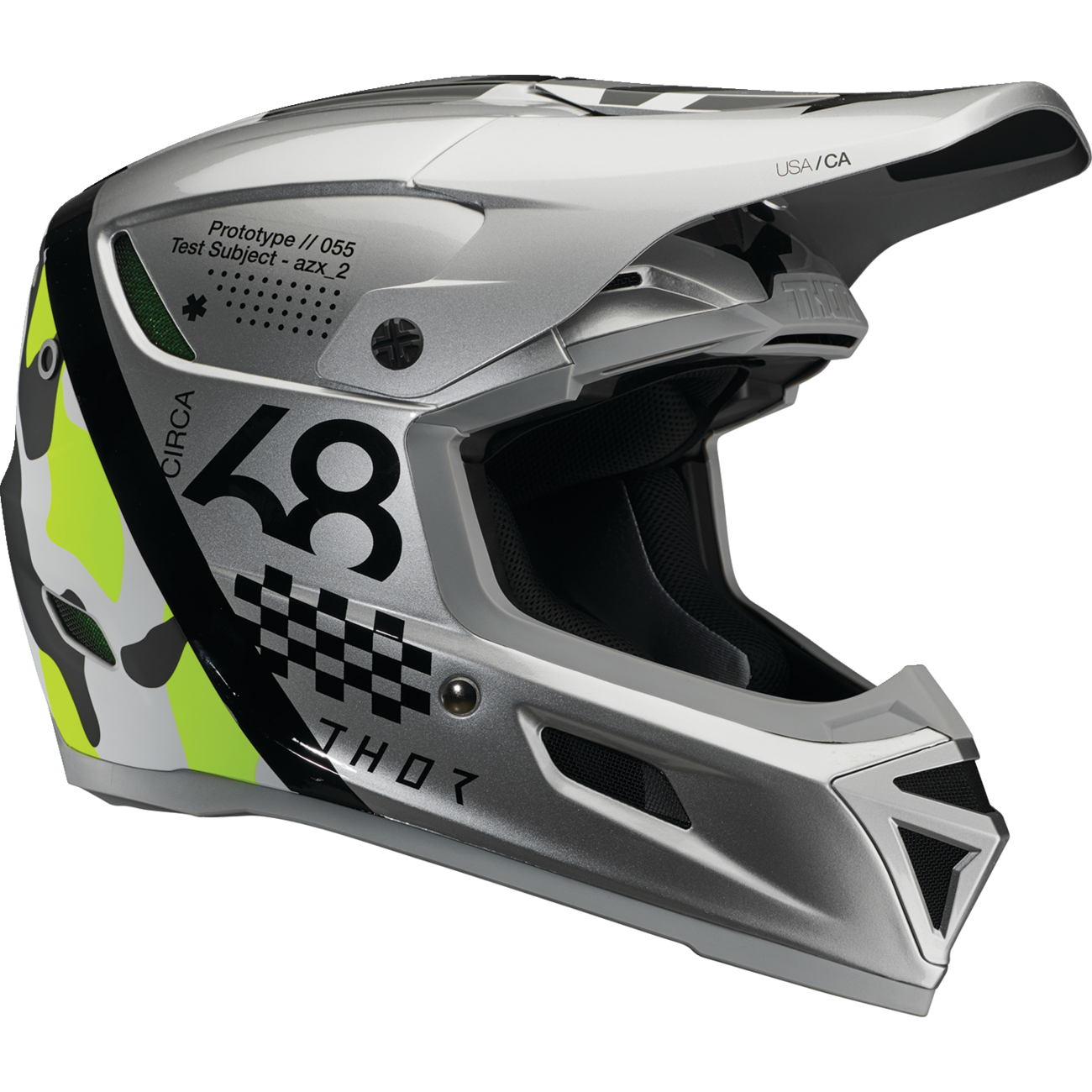 THOR Reflex Sport Helmet - Riot - MIPS? - Gray/Acid - XL 0110-8773