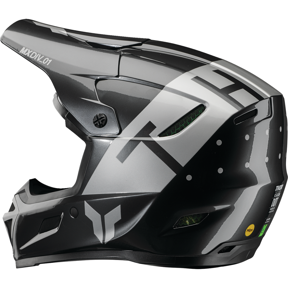 THOR Reflex Sport Helmet - Rogue - MIPS? - Charcoal/Silver - XL 0110-8797