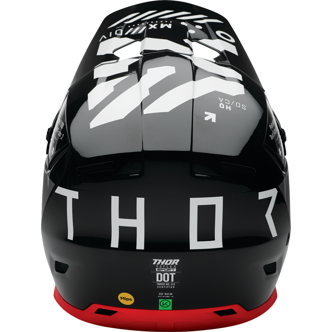 THOR Reflex Sport Helmet - Strike - MIPS? - Black/Red - XL 0110-8785