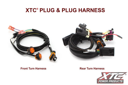 Auto Turn Signal Kit W/ Billet Lever And Front Drl Lights Can