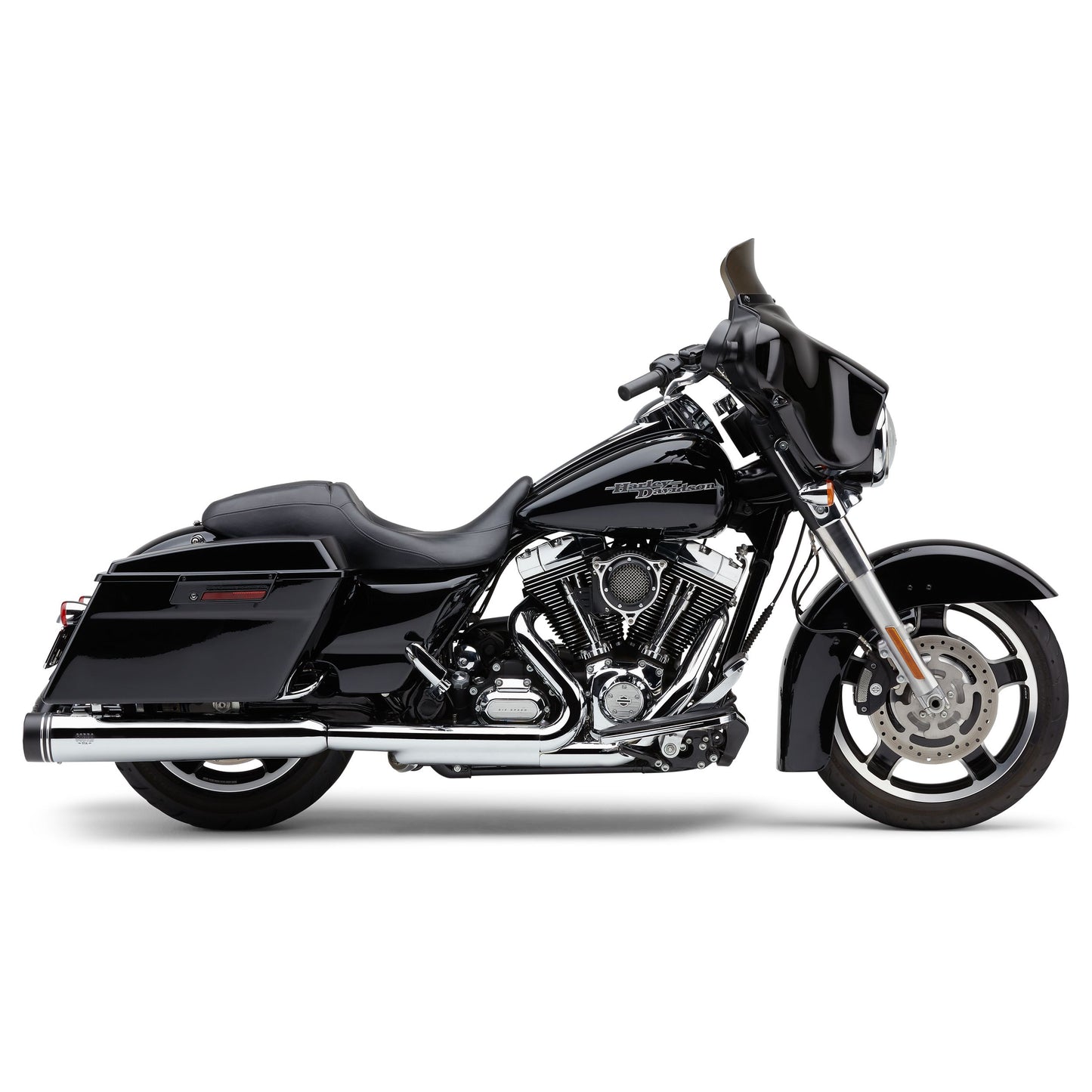 4.5" Groove Tip Slip On Chrome Flh/Flt 95 16