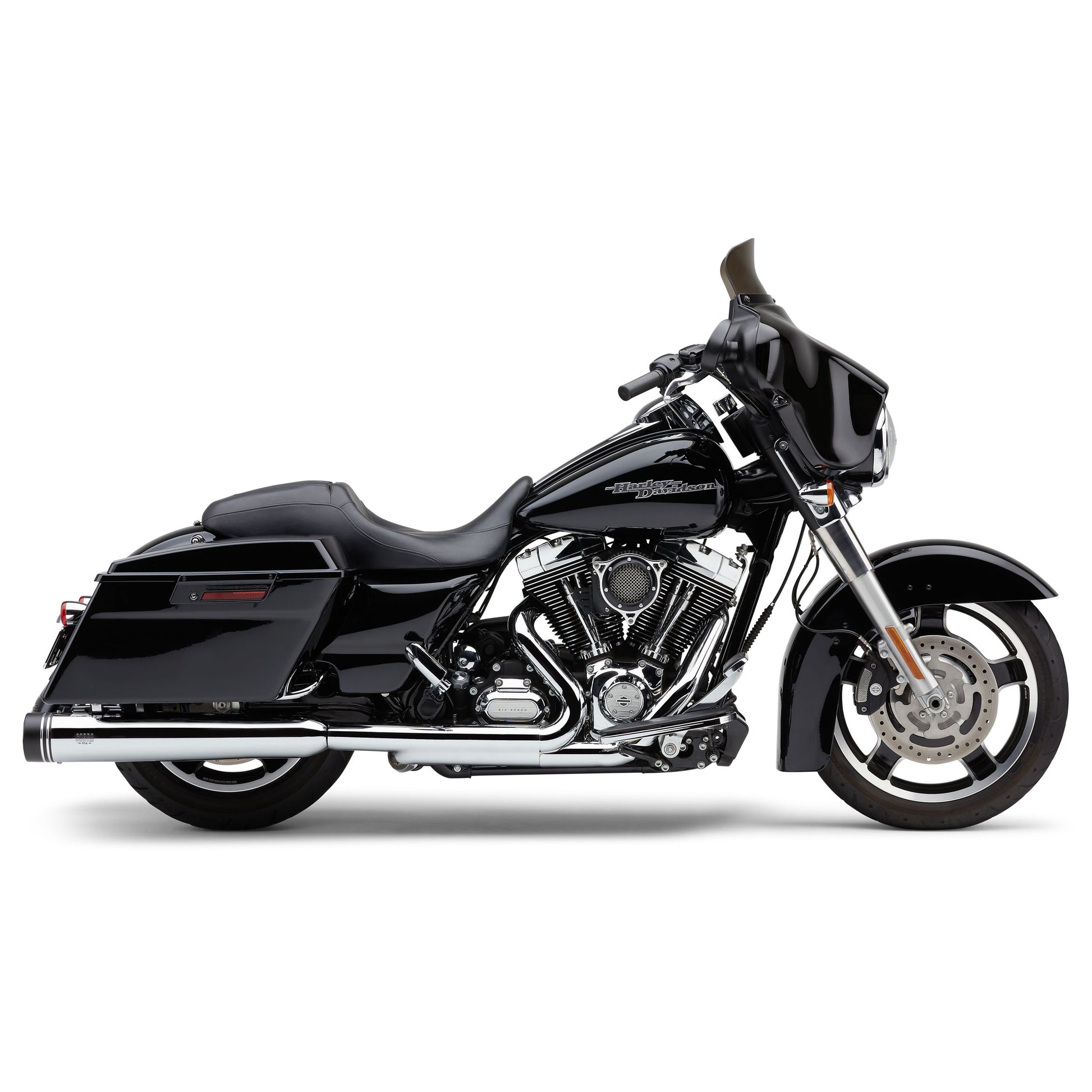 4.5" Groove Tip Slip On Chrome Flh/Flt 95 16