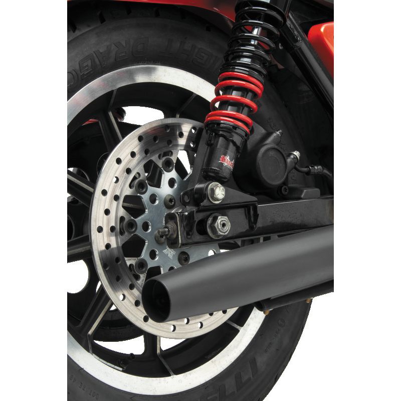 Twin Power 84-17 Big Twin Exc 08-17 FLH FLT Rear 11.5 Floating Rotor Silver Mesh