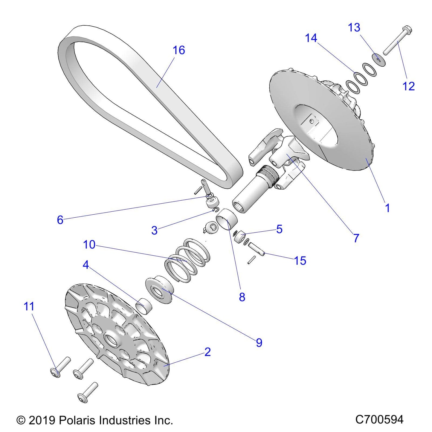 Polaris ATV DU Bearing, 32 x 20, Genuine OEM Part 3515085, Qty 1