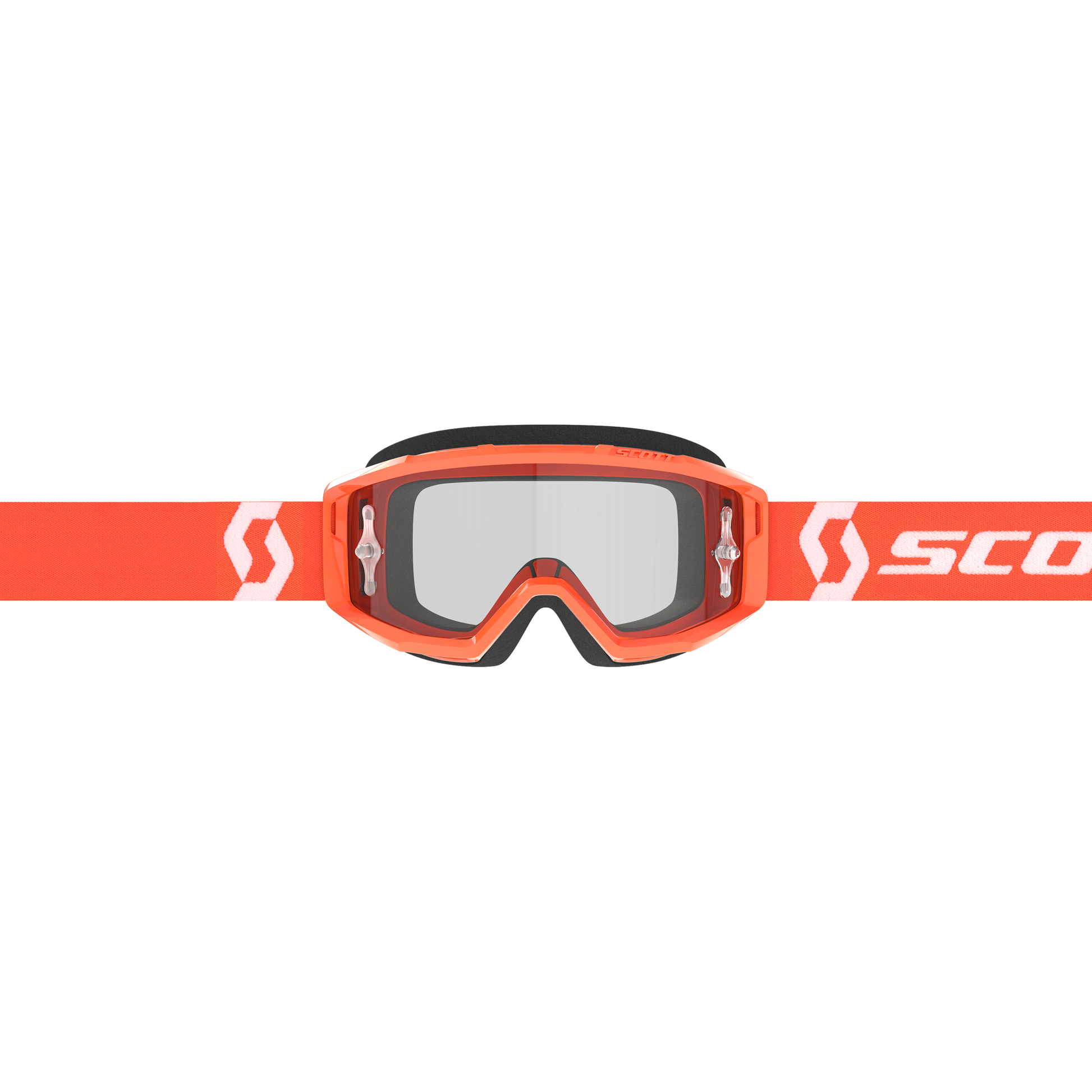 Primal Goggle Orange/White Clear Works