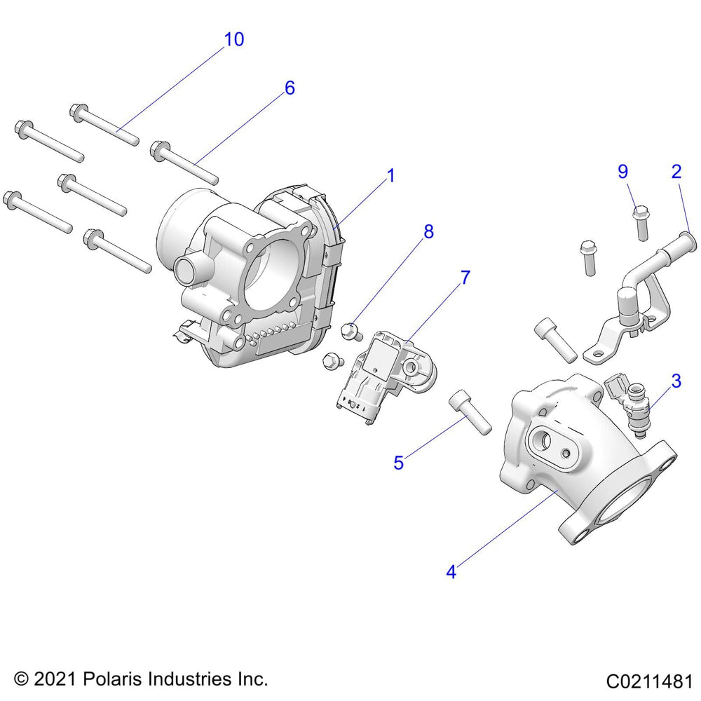 
                      
                        Polaris ATV Throttle Body Adapter, Genuine OEM Part 5415006, Qty 1
                      
                    