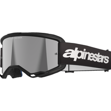ALPINESTARS GOGGLES Vision 3 Goggle - Wordmark - Black - Silver Mirror Lens 5103225-1456