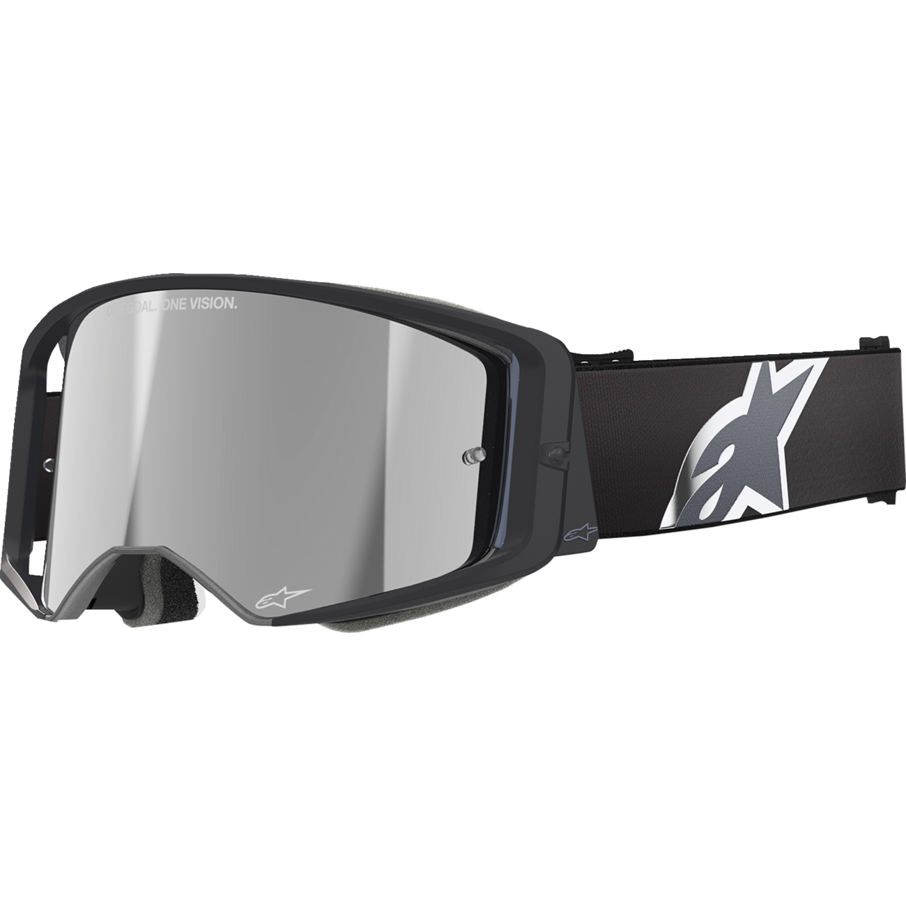 ALPINESTARS GOGGLES Supertech Goggle - Corp - Black - ABS Vision - Gray Mirror Lens 5100325-1513