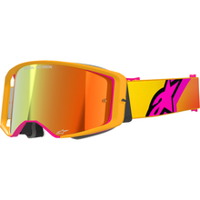 ALPINESTARS GOGGLES Supertech Goggle - Corp - Fluo Yellow - ABS Vision - Red Mirror Lens 5100325-5023