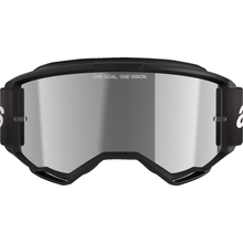 ALPINESTARS GOGGLES Vision 3 Goggle - Wordmark - Black - Silver Mirror Lens 5103225-1456