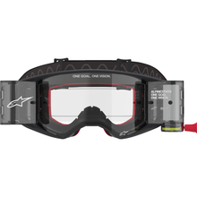 ALPINESTARS GOGGLES Supertech Roll-Off Goggle - Corp - Black/Gray - Clear Lens 5100425-1518