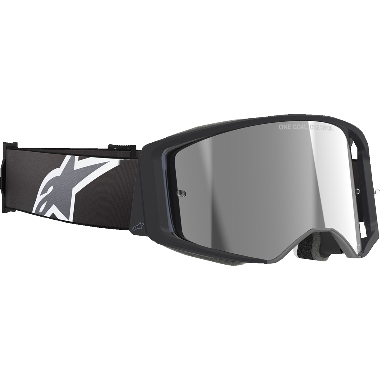 ALPINESTARS GOGGLES Supertech Goggle - Corp - Black - ABS Vision - Gray Mirror Lens 5100325-1513