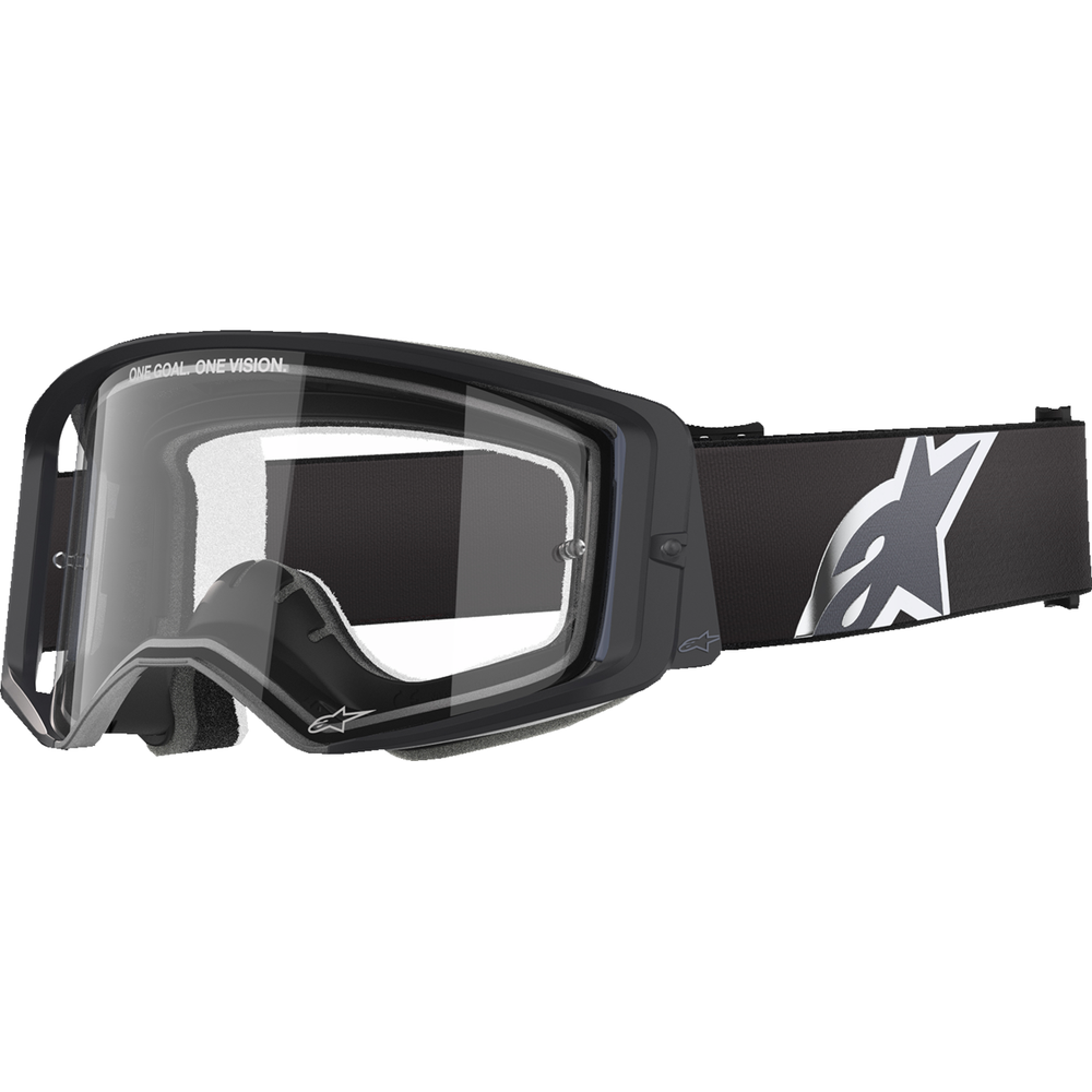 ALPINESTARS GOGGLES Vision 8 Goggle - Corp - Black - Clear Lens 5100825-1425