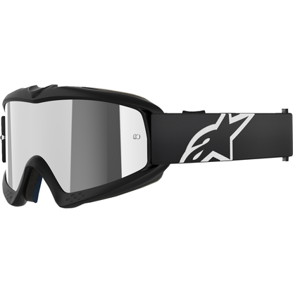 ALPINESTARS GOGGLES Youth Vision Goggle - Corp - Black - Silver Mirror Lens 5140225-1456