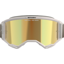 ALPINESTARS GOGGLES Vision 5 Goggle - Hollow - Wind - Gold Mirror Lens 5102225-7311