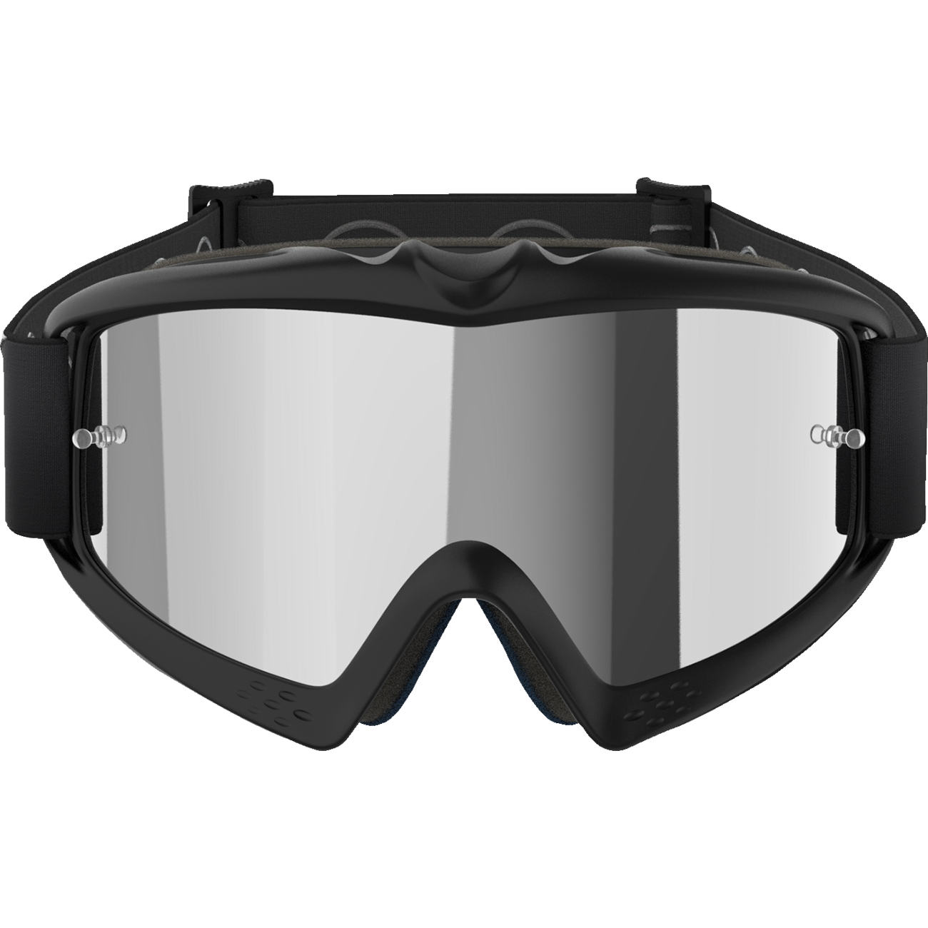 ALPINESTARS GOGGLES Youth Vision Goggle - Corp - Black - Silver Mirror Lens 5140225-1456