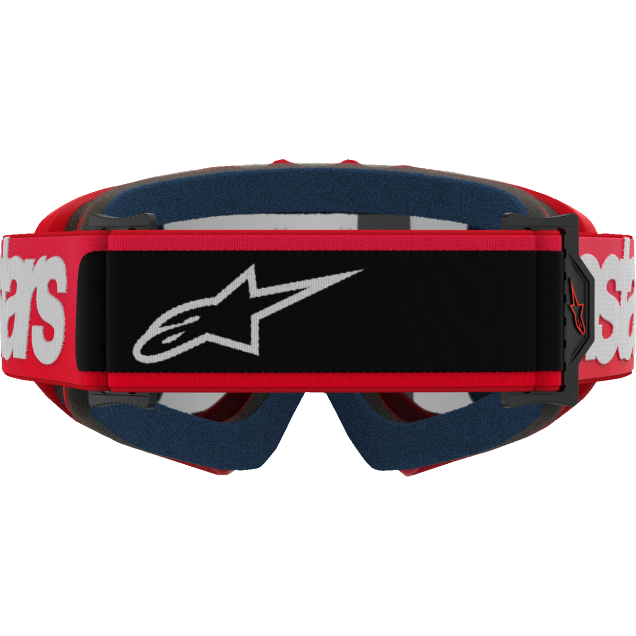 ALPINESTARS GOGGLES Youth Vision Goggle - Blaze - Red - Silver Mirror Lens 5140425-3094