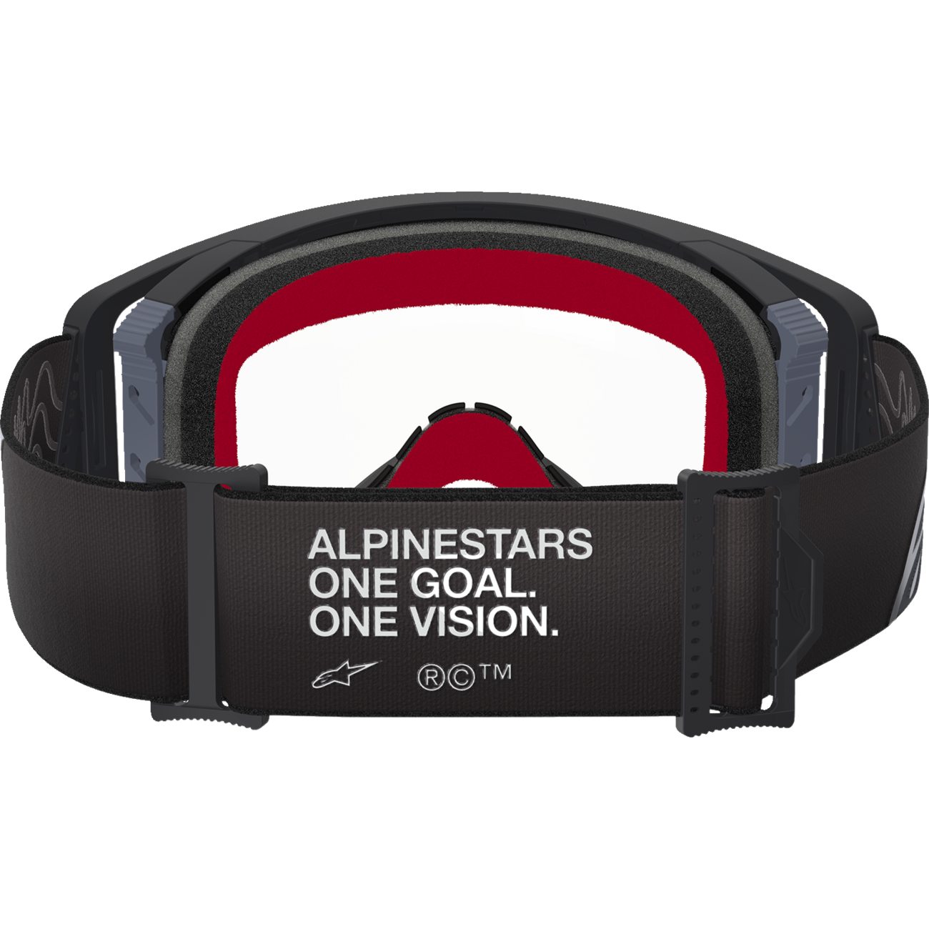 ALPINESTARS GOGGLES Supertech Goggle - Corp - Black/Gray - Clear Lens 5100125-1507