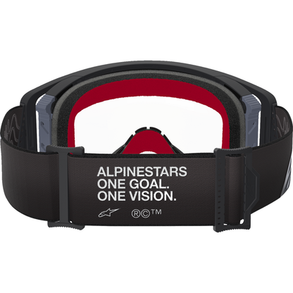 ALPINESTARS GOGGLES Supertech Goggle - Corp - Black/Gray - Clear Lens 5100125-1507