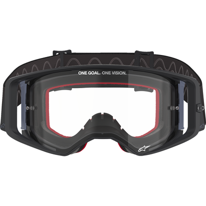 ALPINESTARS GOGGLES Supertech Goggle - Corp - Black/Gray - Clear Lens 5100125-1507