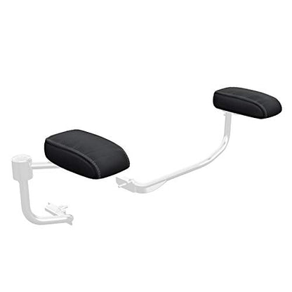 Indian Motorcycle Passenger Armrest Pads, Pair, Fits Specific Chieftain, Roadmaster, Chief, Springfield Models Equipped With Trunk, Black Genuine Leather, for Comfort and Support - 2880041-01