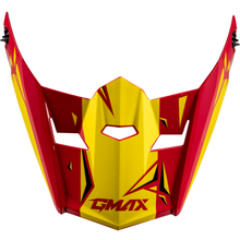 Youth Mx 46y Unstable Visor Red/Yellow Ys Yl