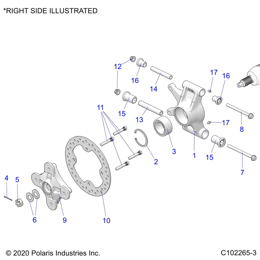 
                      
                        Polaris RZR Control Arm Bushing, Lower, 75 in, Genuine OEM Part 5437651, Qty 1
                      
                    