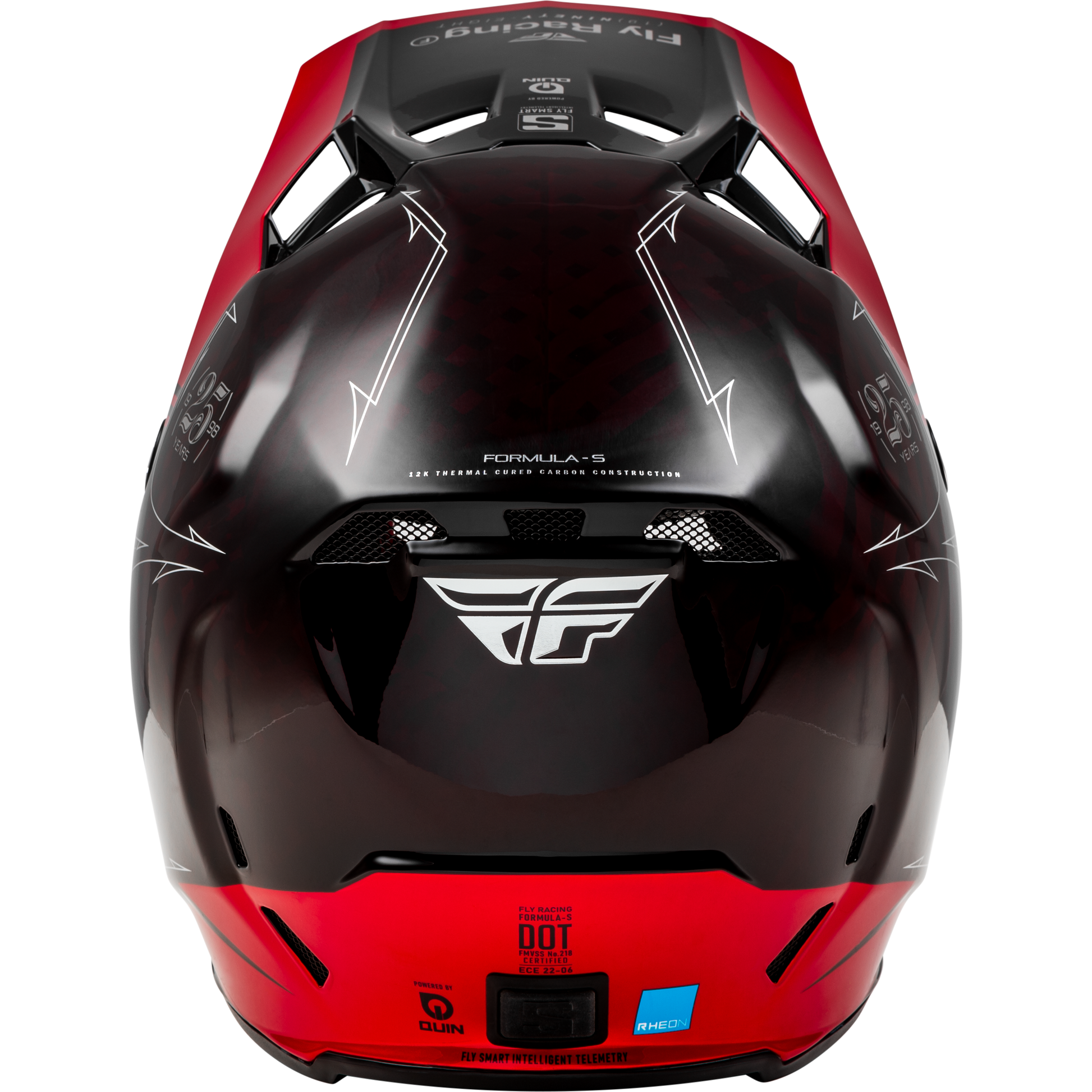 Formula S Carbon Legacy Helmet Red Carbon/Black Sm