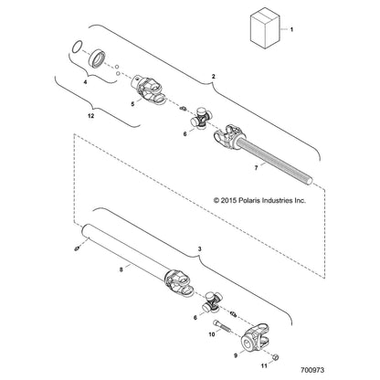Polaris Off Road U-Joint, Genuine OEM Part 3120306, Qty 1