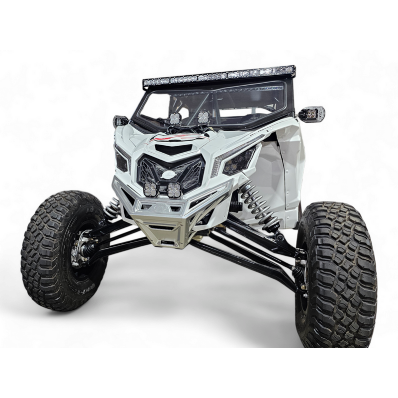 Elektric Offroad 2017+ Can Am X3 Maverick Billet Front Winch Bumper Anodized Clear