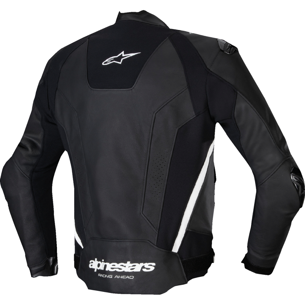 ALPINESTARS Missile v3 Leather Jacket - Black/White - US 46 / EU 56 3100125-12-56