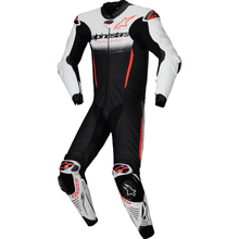 ALPINESTARS GP-R7 1-PC Leather Suit - White/Black/Red Fluo - US 38 / EU 48 3150125-233-48