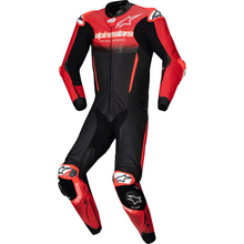 ALPINESTARS GP-R7 1-PC Leather Suit - Black/Mid Red - US 40 / EU 50 3150125-1405-50