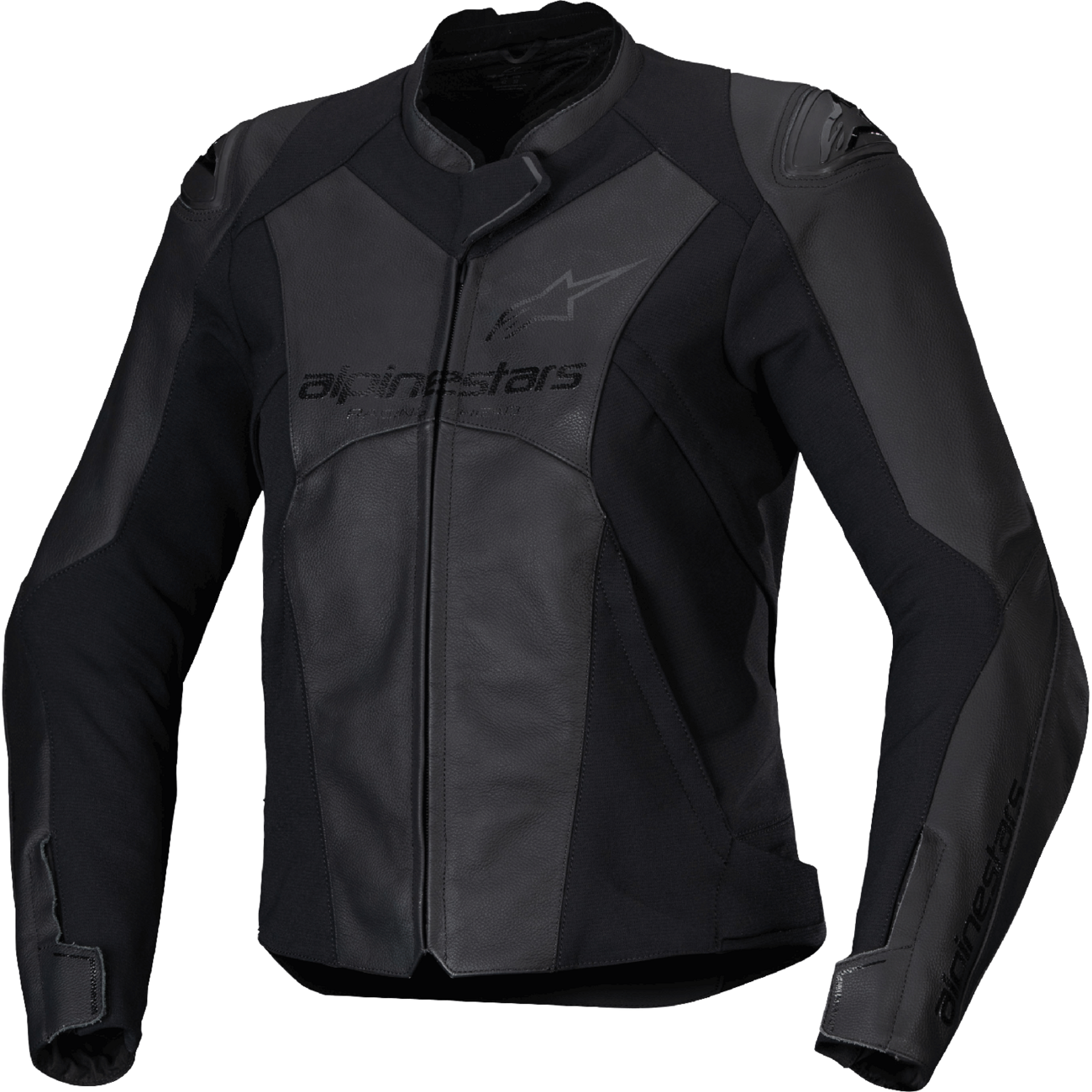 ALPINESTARS Stella Faster v3 Leather Jacket - Black/Black - US 6 / EU 42 3113625-1100-42