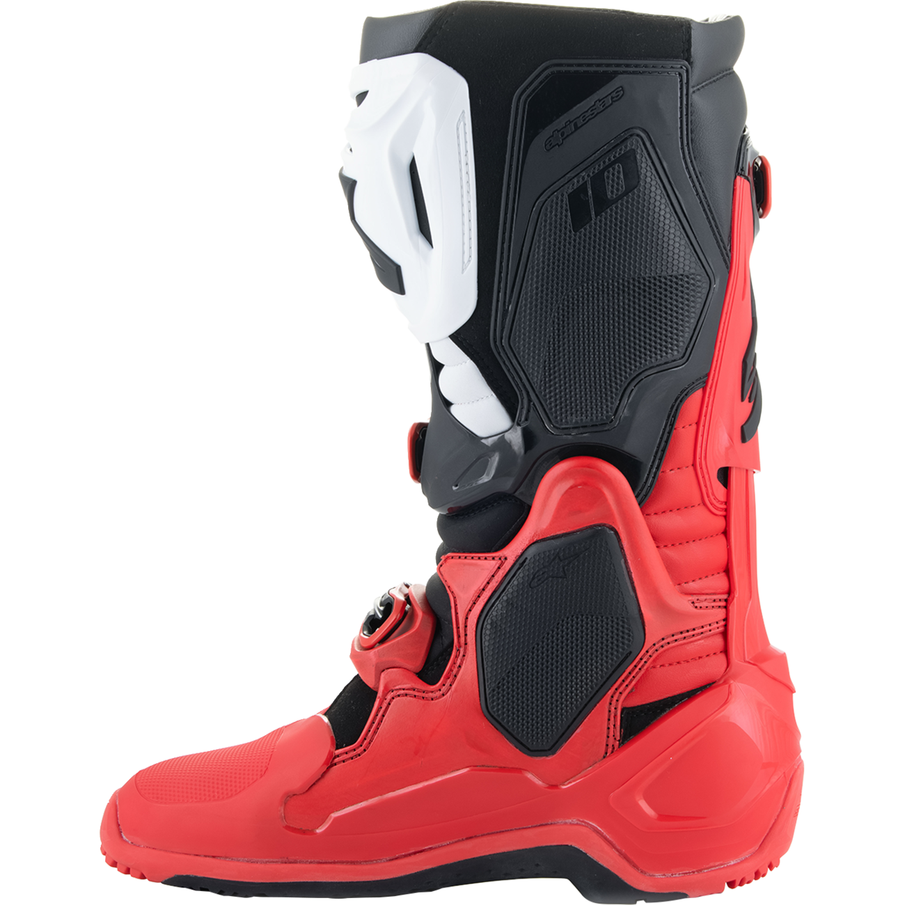 ALPINESTARS Tech 10 Enduro Boots - Bright Red/Black/White - US 8 / EU 42 2010025-3016-8