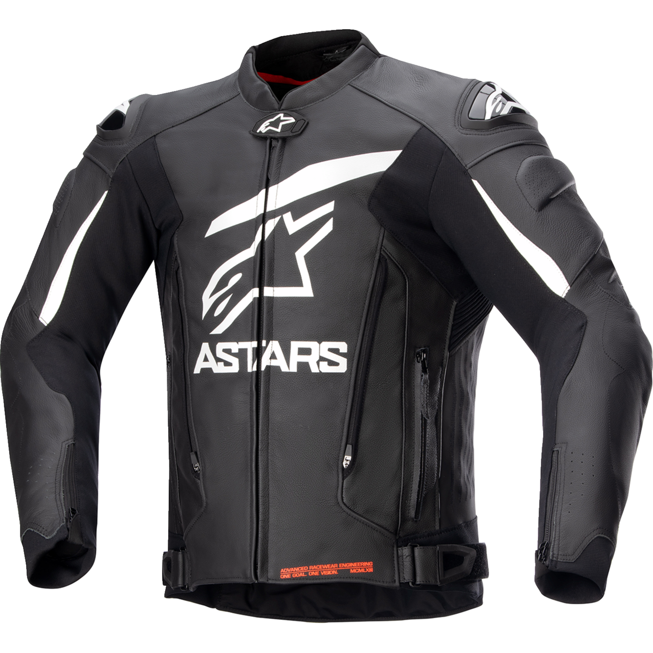 ALPINESTARS GP Plus v4 Leather Jacket - Black/White - US 38 / EU 48 3100524-12-48