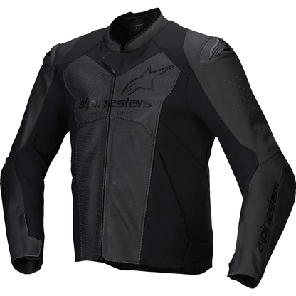 ALPINESTARS Faster v3 Airflow Leather Jacket - Black/Black - US 40 / EU 50 3103625-1100-50