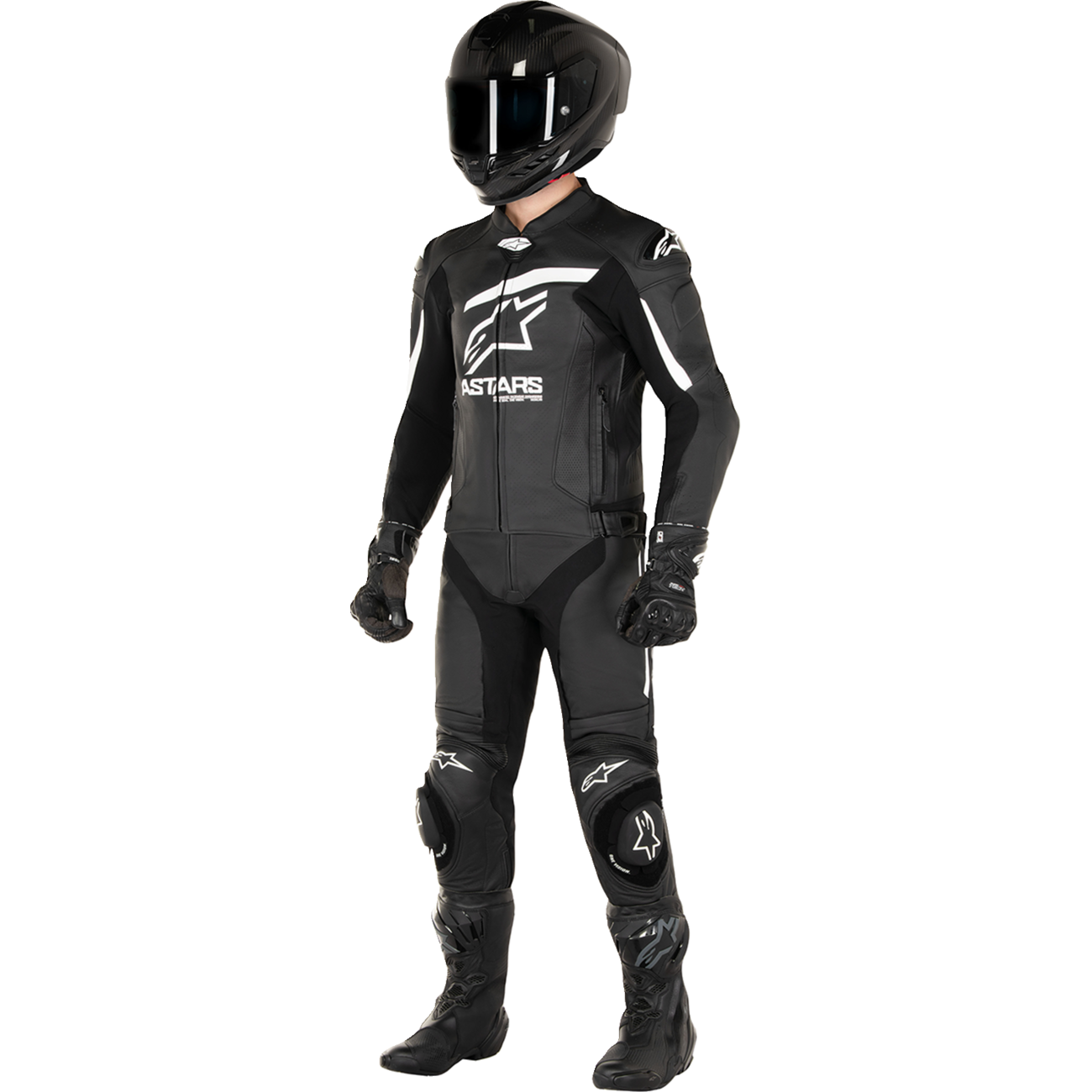 ALPINESTARS GP Plus R v4 Airflow Leather Jacket - Black/White - US 38 / EU 48 3100624-12-48